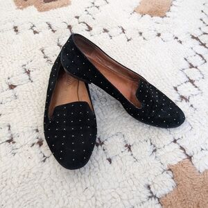 Madewell Teddy Studded Suede Loafers